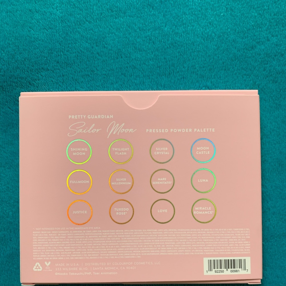 Sailormoon eyeshadow palette